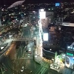 Resutoran Kei - おまけ：客室から見た豊橋駅前の夜景