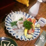 Tsuru Zushi - お造り盛り合わせ～(^^♪
