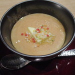 小料理 すず乃 - 海老のビスクの茶碗蒸し