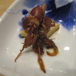 小料理 すず乃 - ホタルイカとクリームチーズの燻製