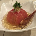 太閤うどん - トマトの出汁ジュレ