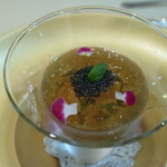 トゥ・ラ・ジョア - 2015/7白海老とシュンサイのカクテル