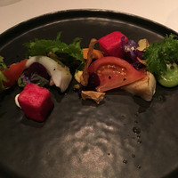 サンス・エ・サヴール - 前菜。筍が美味しかったです。