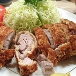 とんかつ とんき - ヒレかつ断面