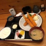 こおちや - 海老フライ定食￥７５０