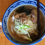 Aotaketeuchiramenichiriki - 和風ラーメン（醤油）大盛り、800円＋100円