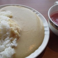 スカイラウンジ トップ オブ ヒロシマ - ホワイトカレーといちごのスープ