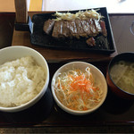 Ojare Waya - ひとくちステーキ定食¥950