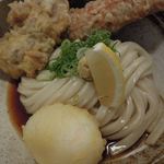 讃岐うどん 白庵 - ちくたま天＋とり天