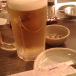 Yourouno Taki - まずは生ビール。
