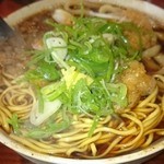 天かすとねぎを入れて（2016.4撮影）