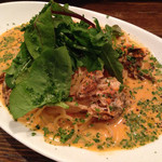 OKACHI20番 - ソフトシェルクラブのトマトクリームパスタ ¥1,480