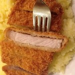 タージマハール - 厚みも程よい揚げたてのかつ