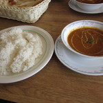 インド・パキスタン料理＆カフェ　ナイル - ライスとキーマカレー