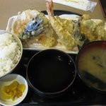 亀の子 - 天ぷら定食\９８０