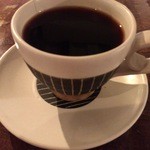 カフェ コメコ - セットのあずき茶