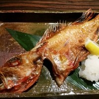 味あら井 - ②海道産キンキの塩焼き
