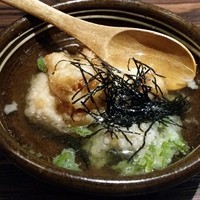味あら井 - ②鯛　胡麻豆腐　たらの芽　ウドの揚げ出し