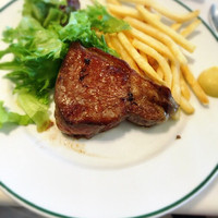 ブラッスリーオザミ 東京スカイツリータウン･ソラマチ店 - ランチ(主菜：オーストラリア産　アンガス牛サーロインステーキ　ポテトフライとサラダ添え)@2,800