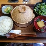 土鍋ごはんと和酒の店 おてだま - 蓋をとってからの写真を撮り忘れました・・・(^▽^;)