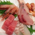 魚屋スタンドふじ - 魚盛り①