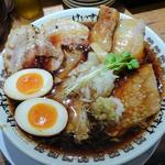 肉そば醤油豚トロ炙り焼豚スペシャル