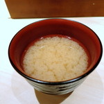 とんかつ 神楽坂 さくら - 定食セットの蜆の味噌汁