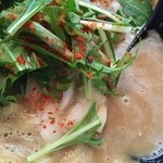 麺処 と市 - らーめん(750円)スープ