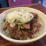 らーめん 田中家 - 長男の炙りチャーシュー飯