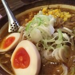 らーめん 田中家 - コーン札幌味噌ラーメン(ラーパス味玉