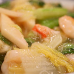 菜の花  - 海鮮あんかけ焼きそば