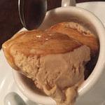 ピッツェリア ファッブリカ 1090 - アフォガード、ナッツアイスで。とろろー