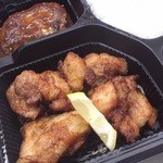 松膳 - 唐揚げハンバーグ弁当