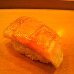 小判寿司 - ５番目くらいに出た太刀魚の皮目あぶったの