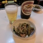まさふじ - 煮物とビール