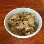 うどん旭 - 半とりめし