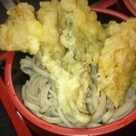 そば処 福そば - 舞茸天そば（2016.4撮影）