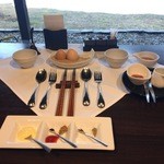 山人 - 朝ごはんです。