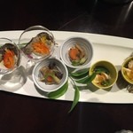 前菜三種盛合せです。