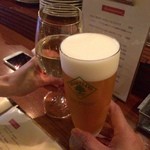 baru Publo - H28.04.22 白ワイン＆生ビールで乾杯！