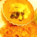 キッチン芥子屋 - ホウレン草小エビカレー風味ドリア