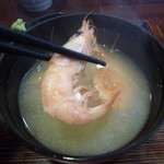 Hamanoban Yasakanaryouri Hamayuri - お味噌汁は有頭海老が３尾も！！