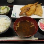 アジフライ定食