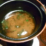 京都 なだ万 賓館 - 食事　赤だし