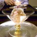 京都 なだ万 賓館 - 合肴　繊細なガラスの器で