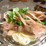 京都 なだ万 賓館 - 蛍烏賊マリネ　カッペリーニ
