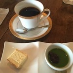 カフェアン - ブレント珈琲  チーズケーキと抹茶のババロア