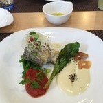 North 40-40 - ランチ、メインは魚にしました。