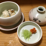 湖粋 - 鯛の白子の蒸し