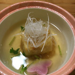 湖粋 - 新じゃがのあんかけ